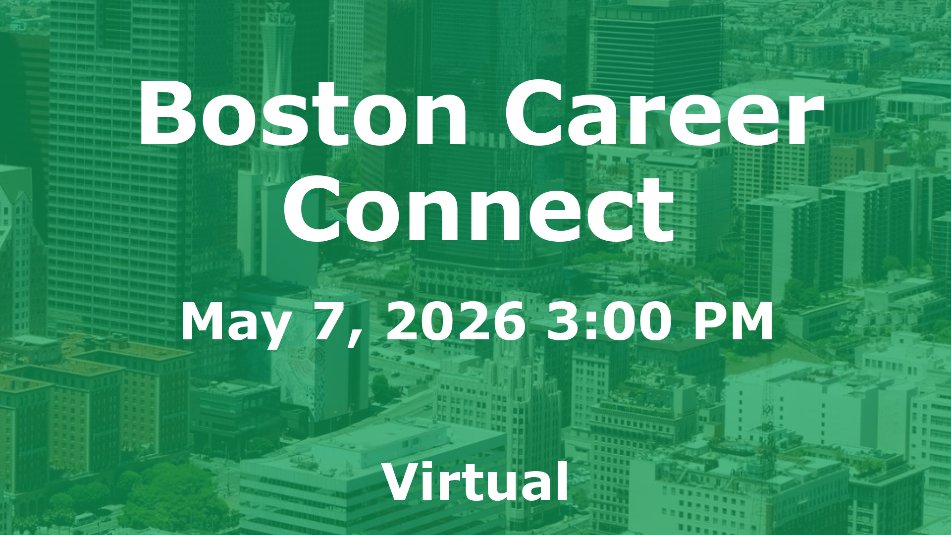 Boston Career Connect event image